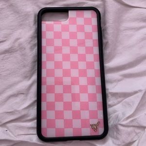 Wildflower Pink and White IPhone Case